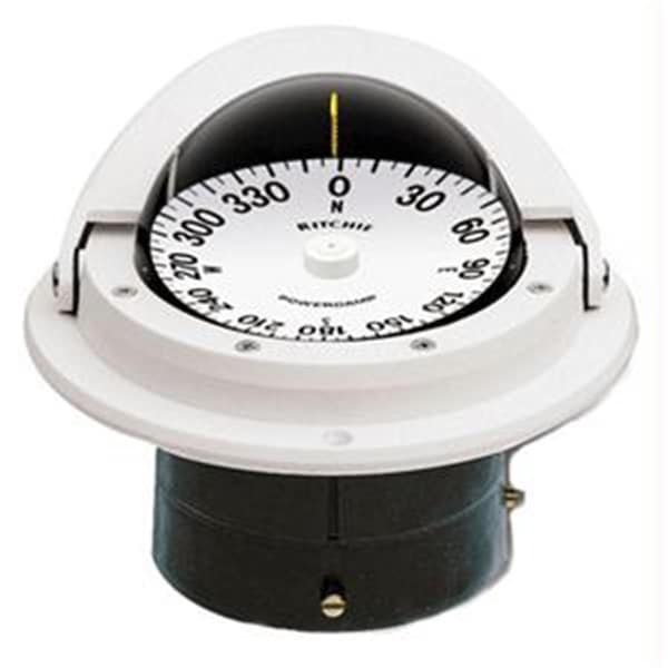Ritchie Compass Ritchie Compass F-82W 3" Voyager Compass - White F-82W - main